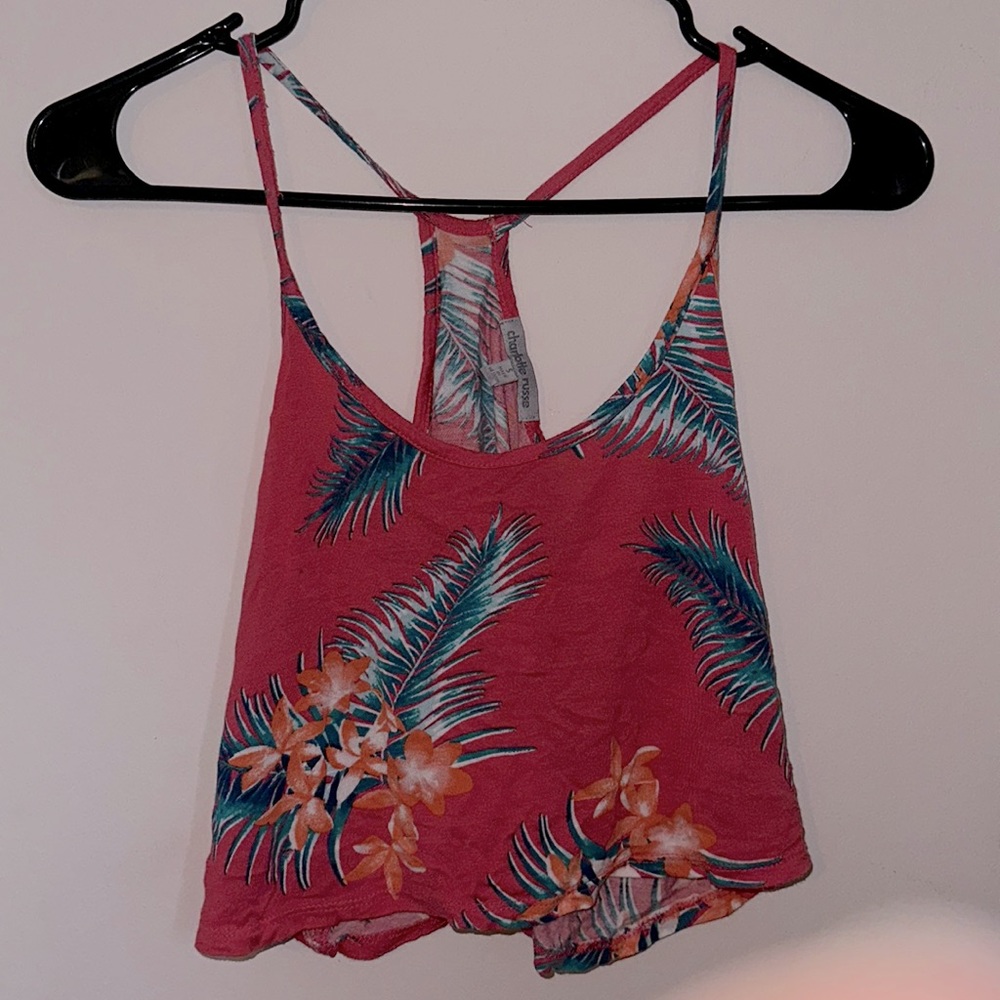 Tropical crop top